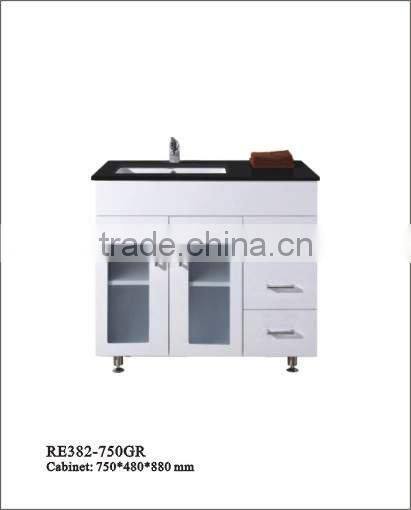 PVC MDF bathroom furniture with mirror and sidecabinetTB-9001