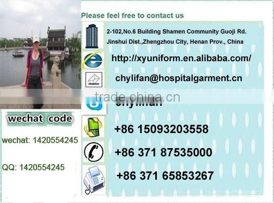 China Manufacturer TC Medical Uniform Scrub Top Sale / PolyCotton Medical Scrubs, Nursing Scrubs OEM Scrub Sets,