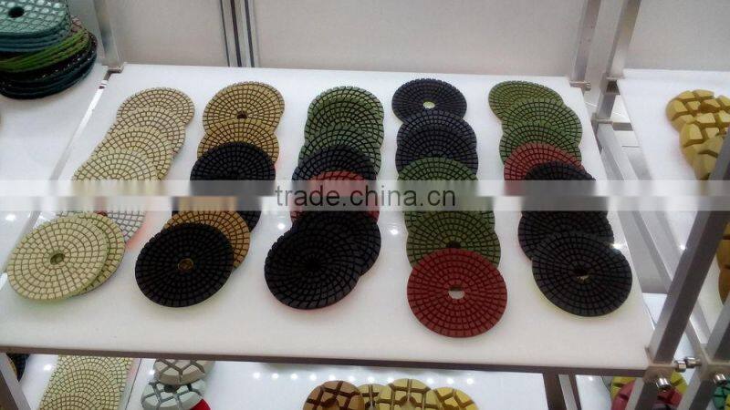 4" diamond polishing pad