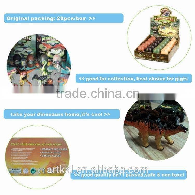 educational toys 3D puzzle plastic dinosaur egg
