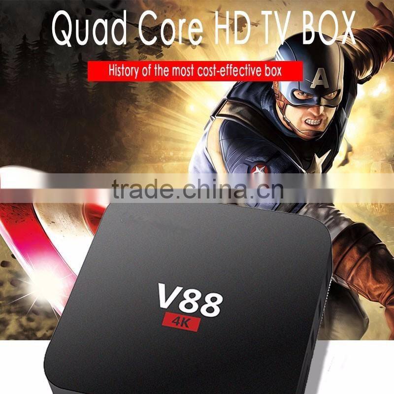 High Quality TOP V88 RK3229 1G 8G Android 5.1 TV Box