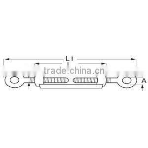 Stainless Steel Sus 304 DIN1480 Construction Straining Screw