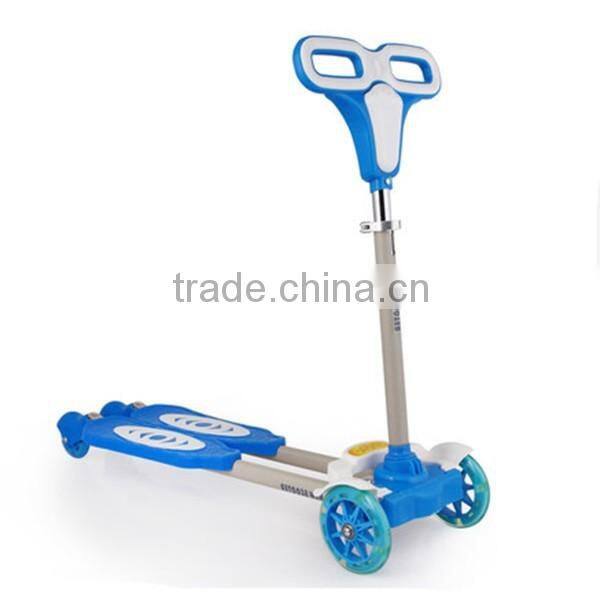 2015 New Kids Toys Cheap 4 Wheels Child Scooter for sale/Four Wheels scooter children breaststroke car toy