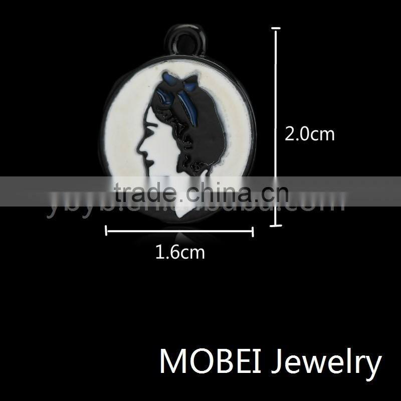 head portrait pendant hunger for clother ,shoes, and bags decorations