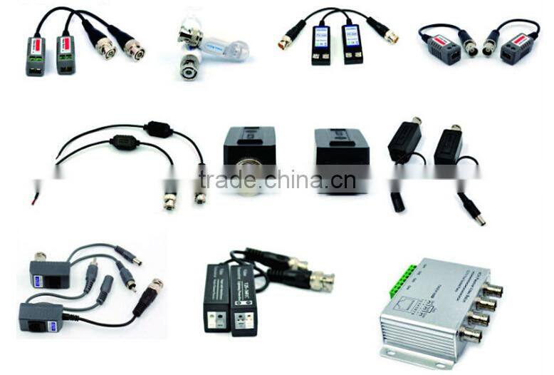 Passive Video Balun With Power Transmitter For CCTV