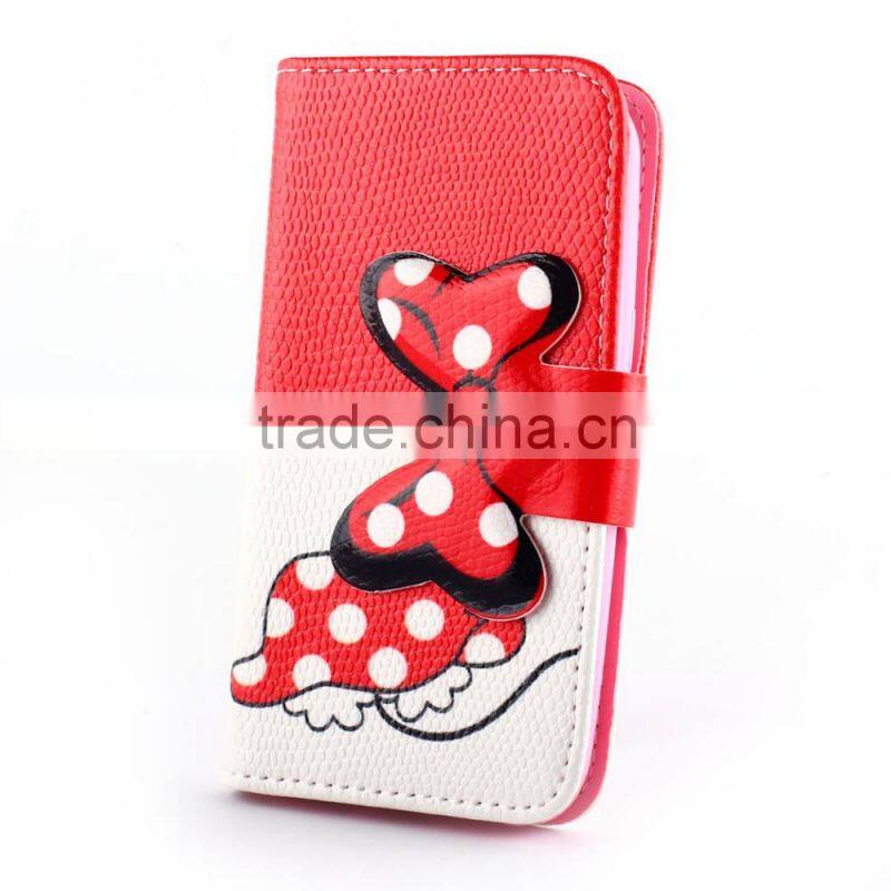 Wholesale For Samsung Galaxy J1 J100 Painted Style Leather TPU Case with Wallet Card Slots Free Shipping