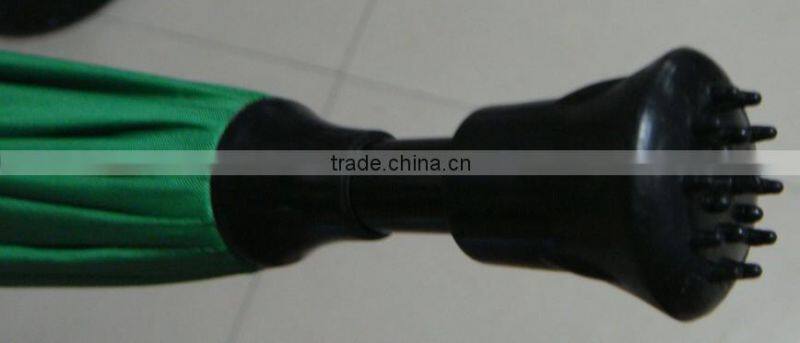 22"16k watermark printing umbrella,walking stick rain umbrella,crutch umbrella