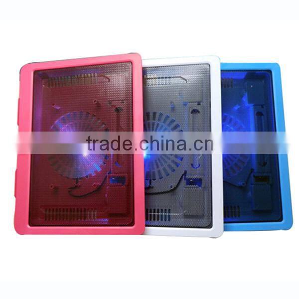18 inch laptop cooling pad with led light notebook cooling pad with speakers