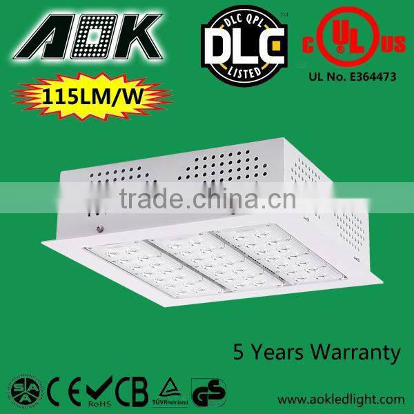 5 Years Warranty 160 Watt LED Price Sign Petrol Gas Station Recessed Light with TM21 Report 62000 Hours Lifespan