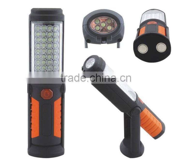 Ningbo JELO Sales promotion Super Bright 36+5LED Work Light 36LED +1W LED Outdoor Lamp With Folding Hook Magnet