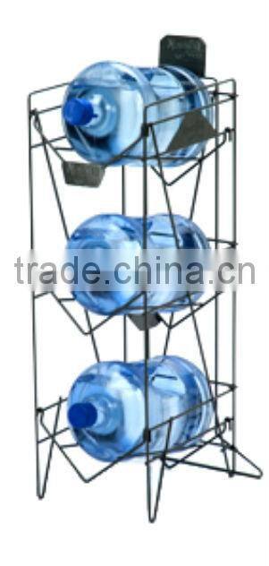 5 gallon water bottle storage rack