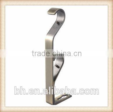 Adjustable Wall Simple Double Curtain Bracket With Flat Base Room Dividers