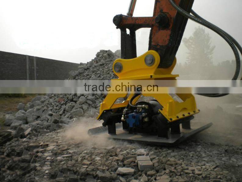 excavator 360 hydraulic vibrating plate compactor