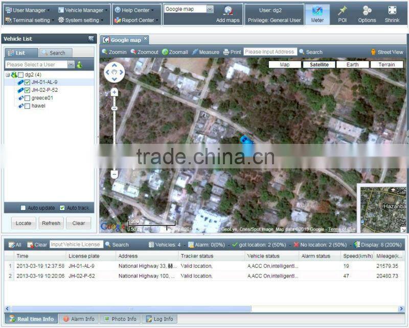 Professional factory manufacturing vehicle gps tracker with best server tracking system