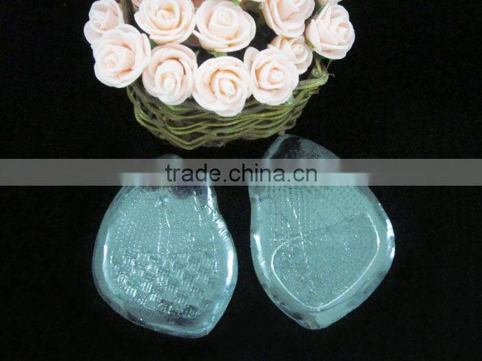 comfortable adhesive anti slip silicone rubber shoe pad