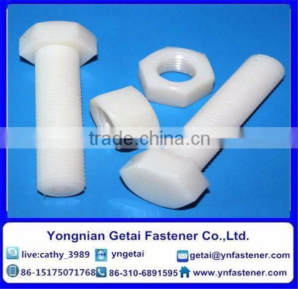 Nylon Hex Bolts with Nuts DIN 933