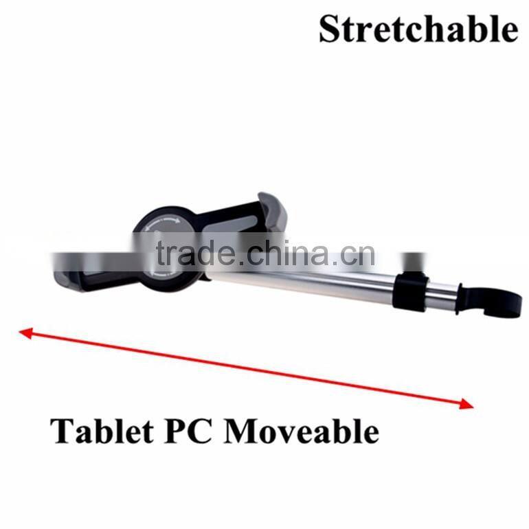 Moveable 360 Degree Rotating Unviersal Headrest Tablet PC Car Holder