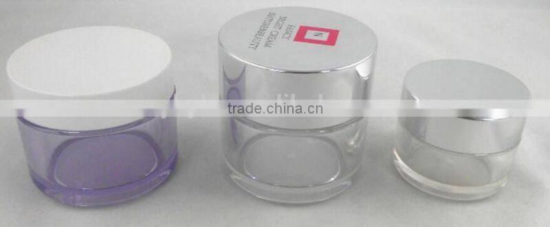 20/50 ml Empty High Quality Plastic Jar PETG Bottle