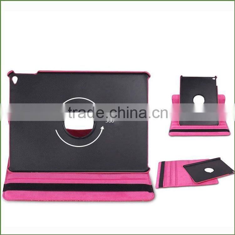 PU leather Rotating case For iPad Air case , lowest price rotating flip leather case for iPad 5/Air