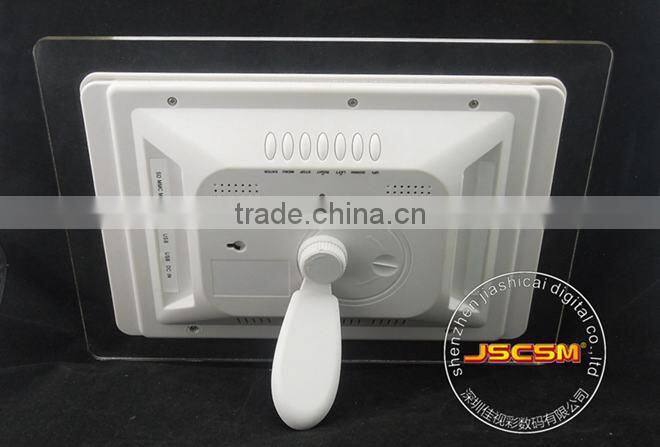 Factory supply 10inch acrylic digital ad display support 1080p video for retail shelf advertising