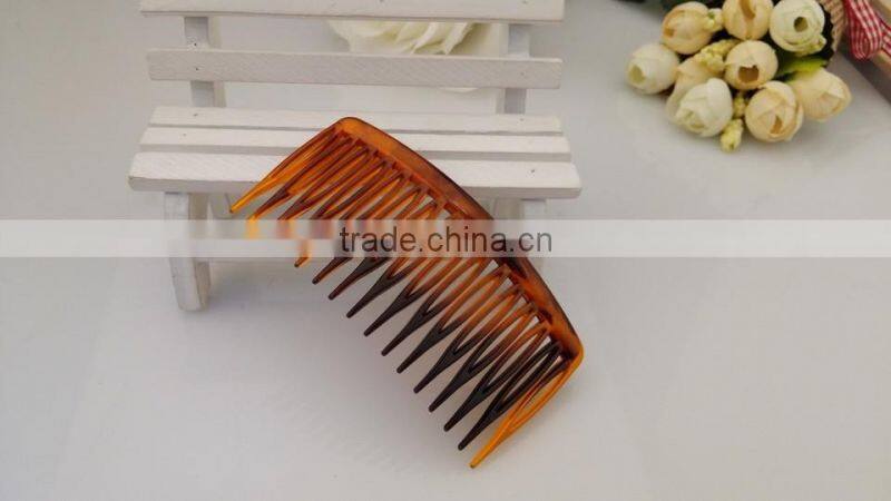 Factory Wholesale cheap price french twist hair combs personalized hair combs french style vintage hair accessories brown combs