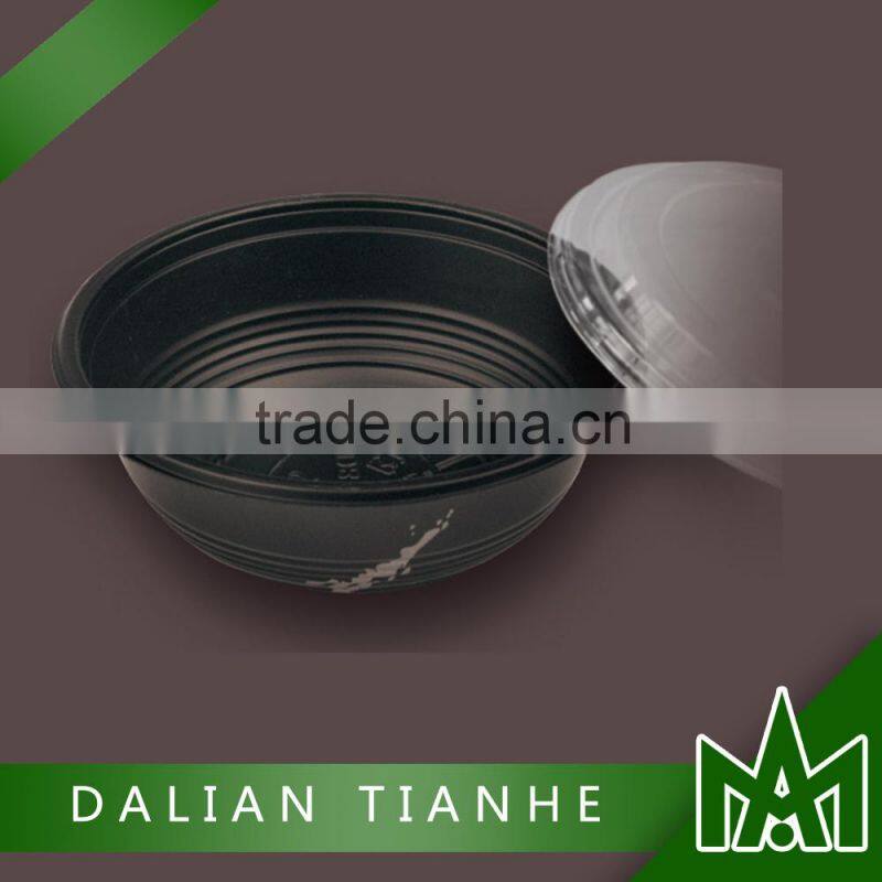 2015 hot sales high quality double wall soup bowl plastic