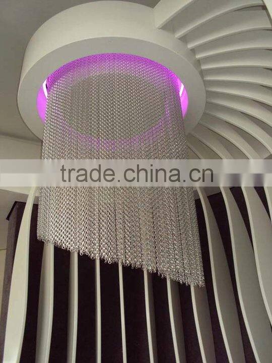 China manufacturer Aluminum chain curtain for interior decoration