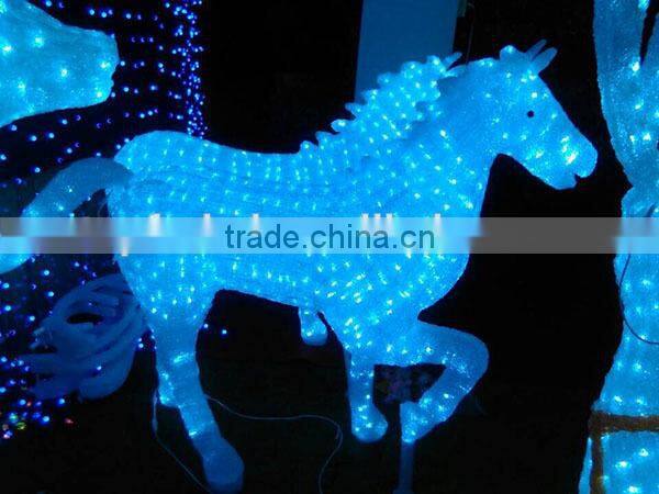 3D ABS led christmas reindeer motif light
