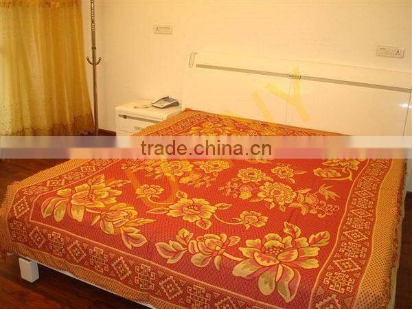 2015 New Hot Fashion hotsell complex grid pattern thread blanket