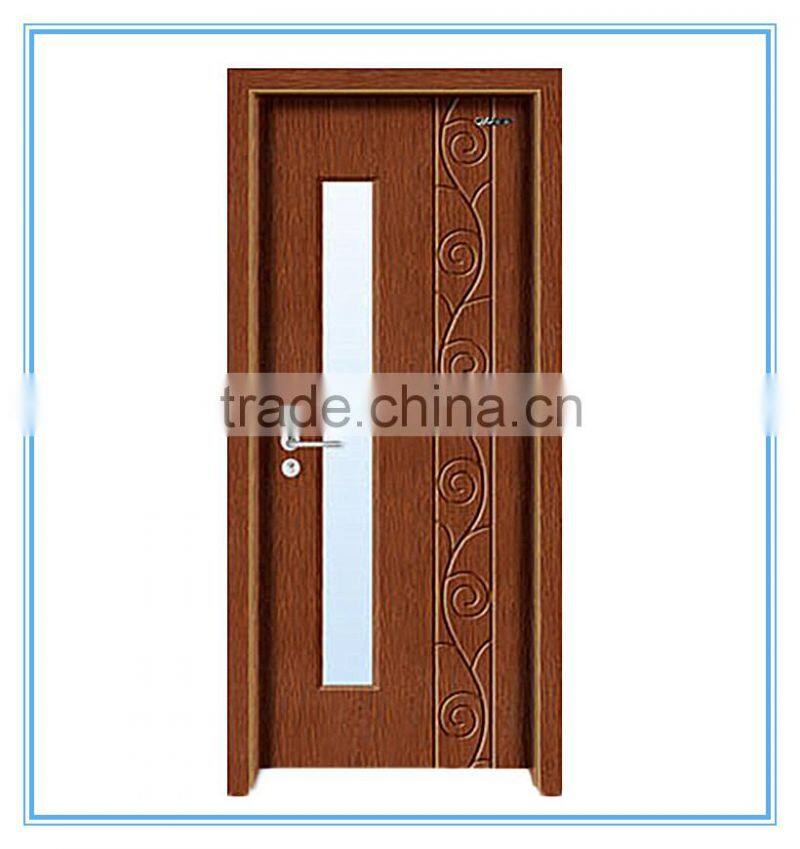 Top designs pvc interior door MDF panel door