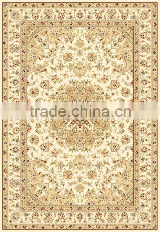 Jacquard machine made 100% Viscose carpet