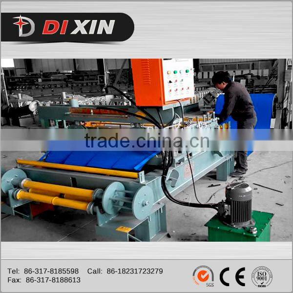 DIXIN-hydraulic uncoiler/decoiler with coil car for 10 tons coil