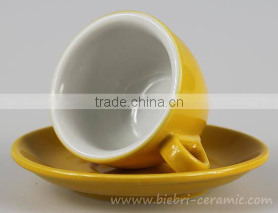 12pcs Ceramic Stoneware Biscuit Coffee Tea Cups and Saucers Sets