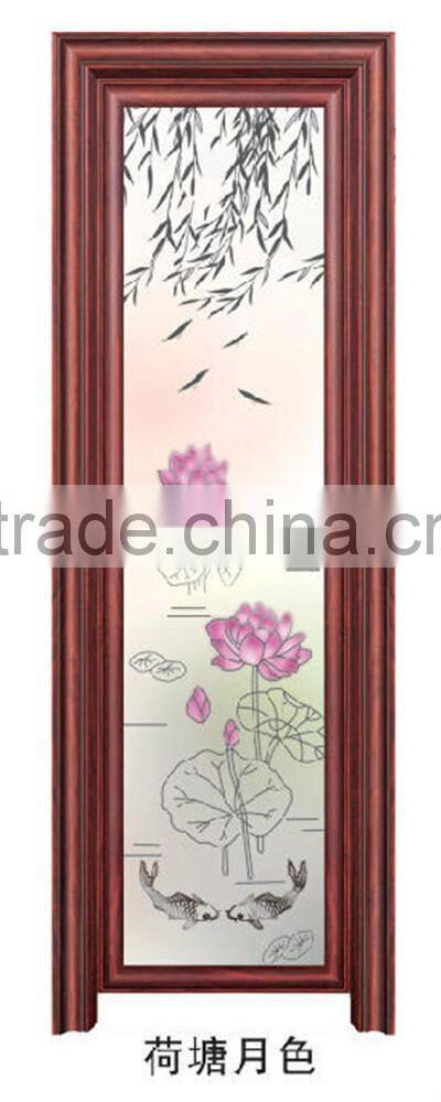 5mm Tempered Glass glass toilet Door shower doors design,aluminium bathroom doors