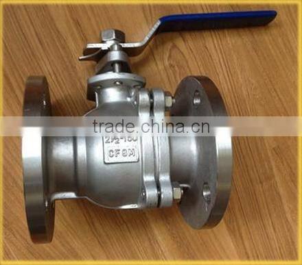 ansi stainless cf8m flanged ball valve