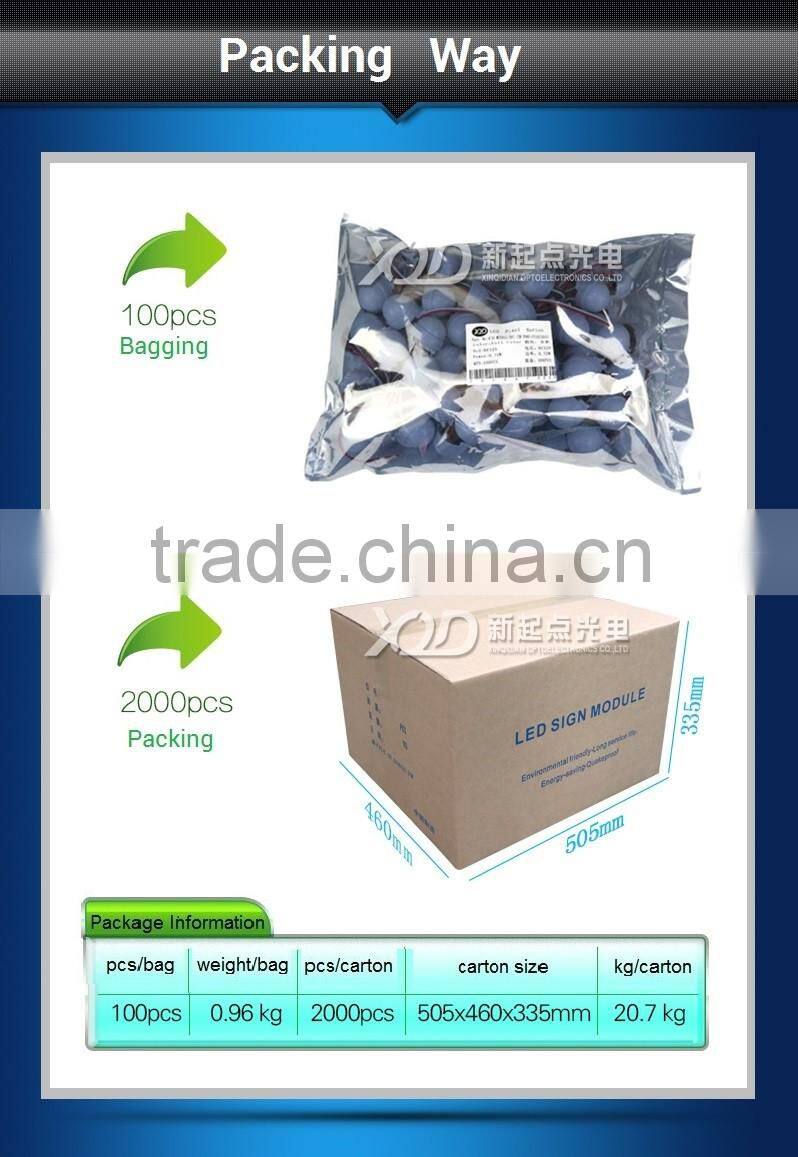 high quality led point light source 30mm for DMX 9883 IC control pixel project