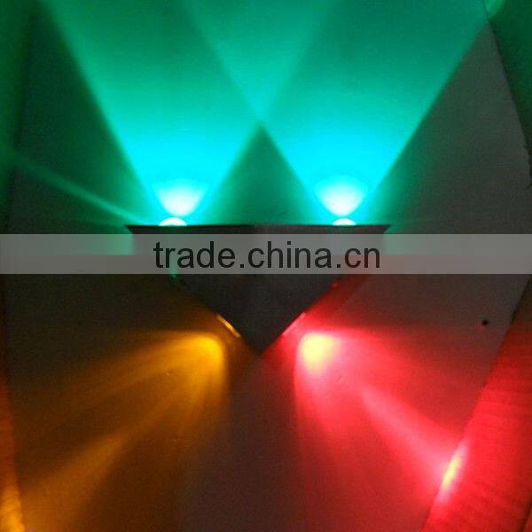 2013 guzhen hotel 4w single color led wall lighting L235*H115mm