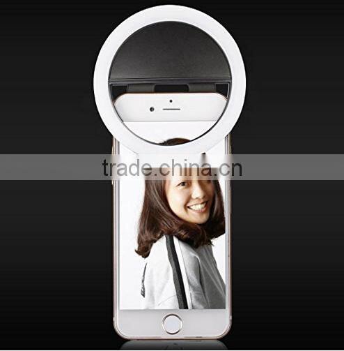 Rechargeable Selfie Ring Light Beauty Flashlight Li-Poly 36 LED Cellphone LED Fill Camera Light