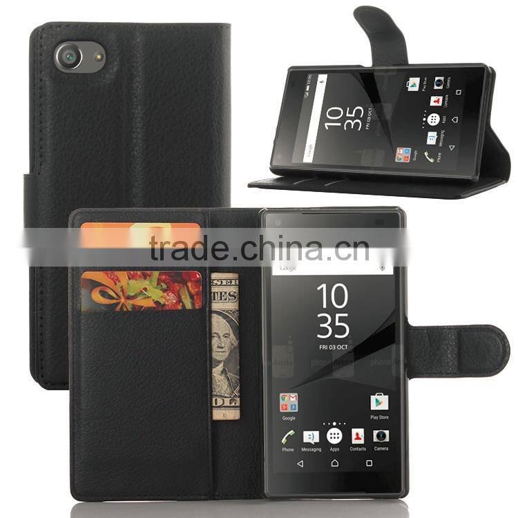CHEAP COW SKIN TEXTURE Soft Wallet Case Stand PU Leather Case For SONY XPERIA Z5 E6603 E6633 FLIP LEATHER CREDIT CARD CASE