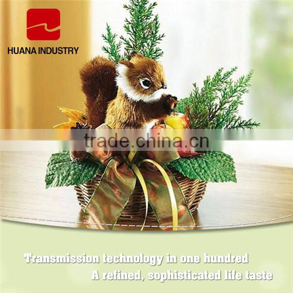 New design animated black animal toy bulk plastic squirrel