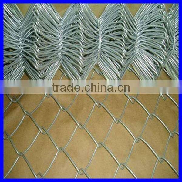 Made in China uesd chain link fence per sqm weight
