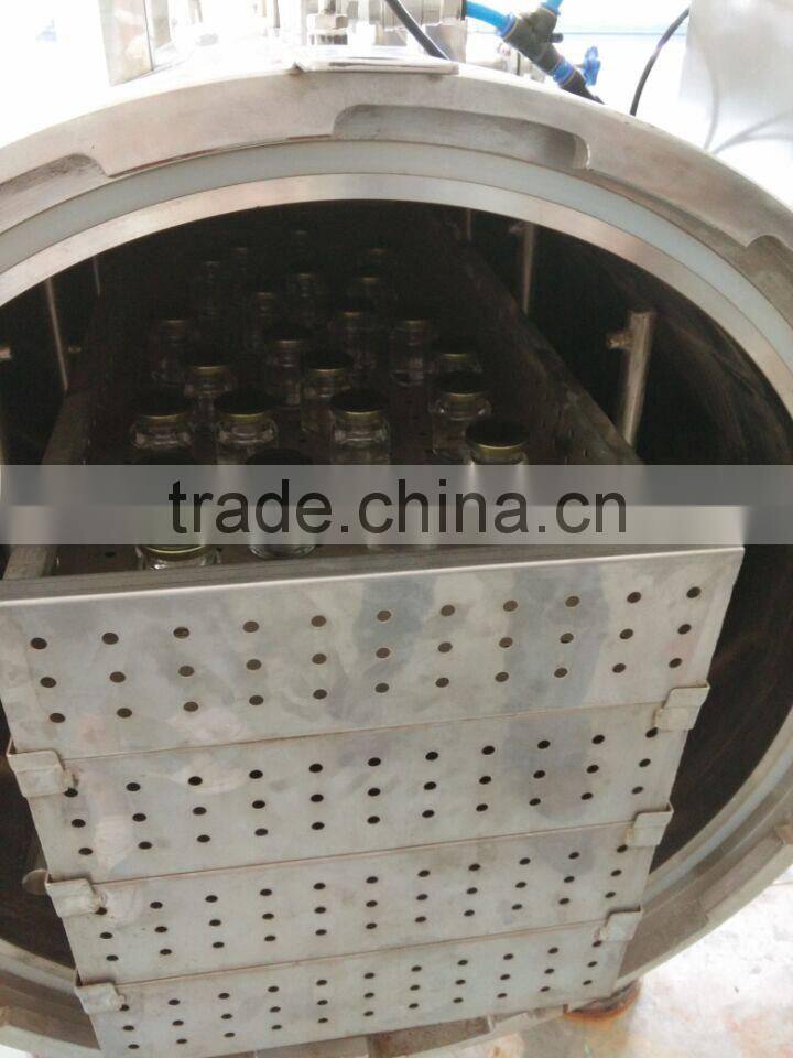 Steam Heating Automatic Food Sterilizing Retort Machine