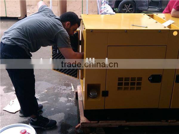 Water cooled diesel generating set sound proof big genset 25kva