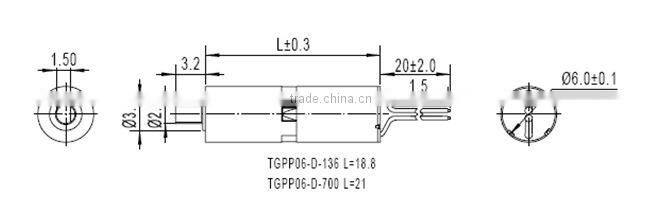 6mm 40rpm planetary gear motor for driving a small toy robot