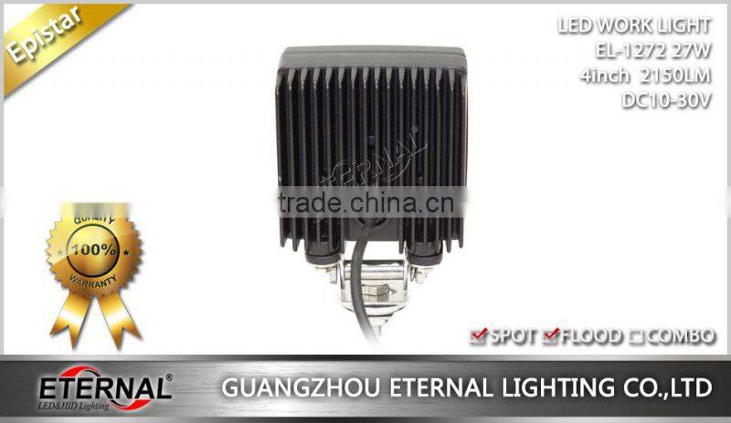 4in 27W square led light for powersports motorsports ATV UTV SUV 4x4 racing vehicles