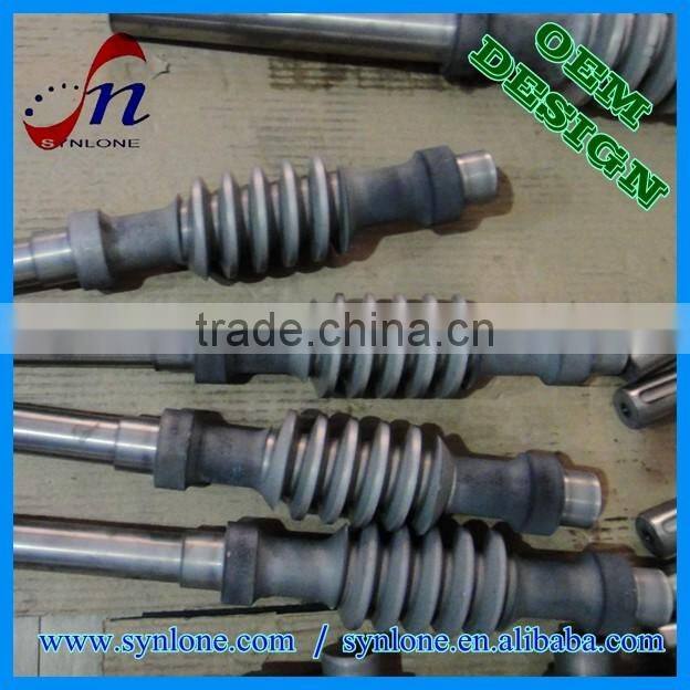 2017 customized worm gearbox hollow shaft, worm gear shaft, worm shaft design