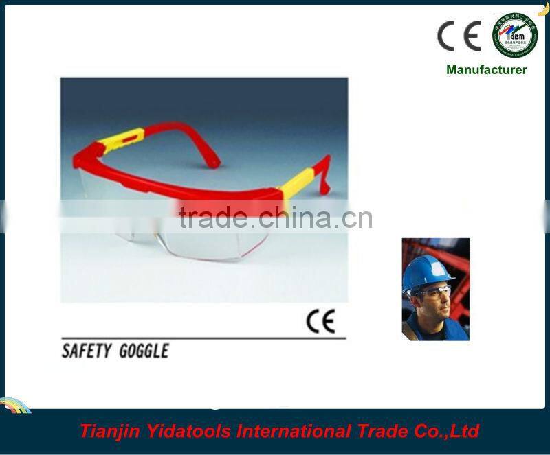 adjustable frame transparent safety glasses