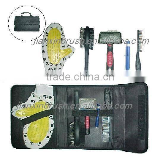 Good pet products pet grooming brush kit