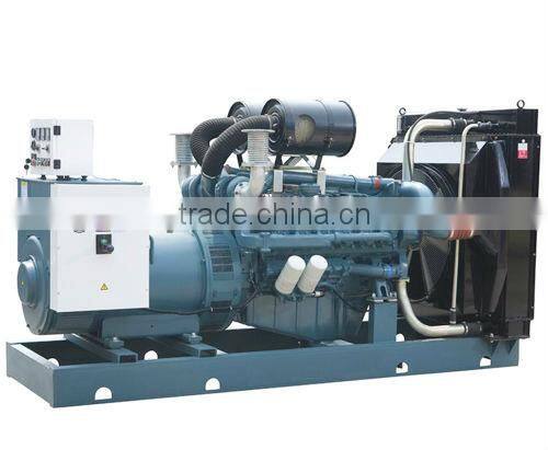 300kw Water Cooled Engine Doosan 375kva Diesel Generator With ATS