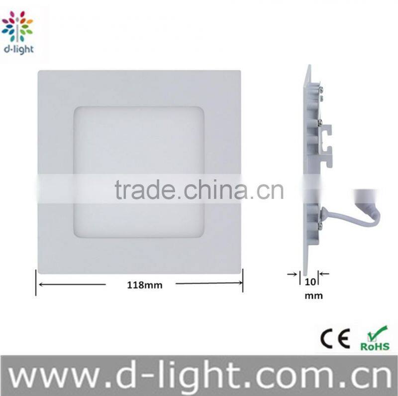 Factory price slim square and round led panel lamp